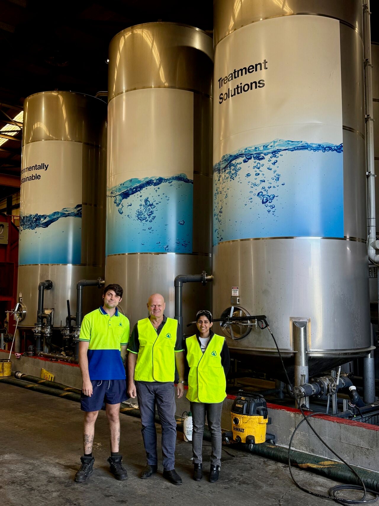 Daily operations at the HLW Group treatment plant